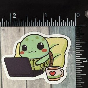 🌀10/$10🌀 Baby Turtle Reusable Waterproof Vinyl Sticker Decal